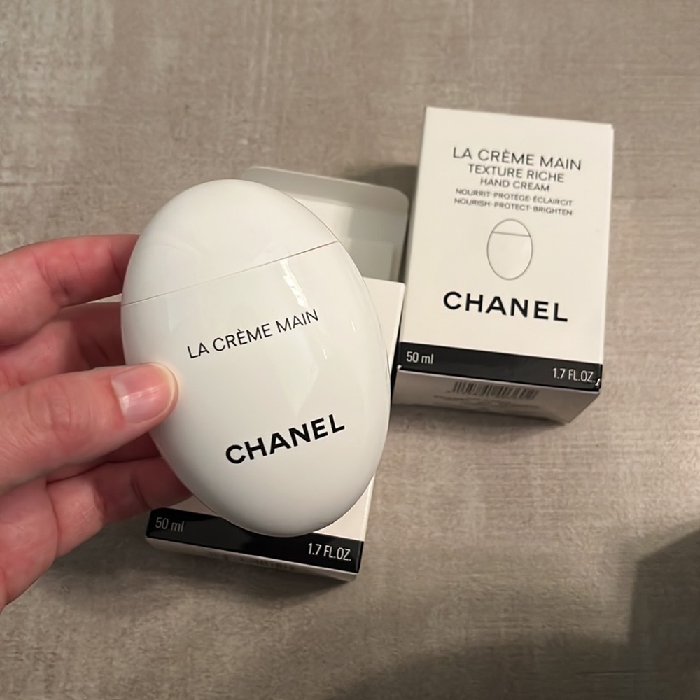 Chanel hand crème and soap bar